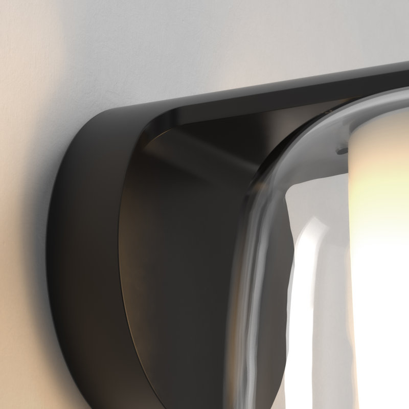 Aquina 1 - Light Armed Sconce, Matt Black