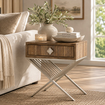 Table en bois avec tiroir Hudson Ferry