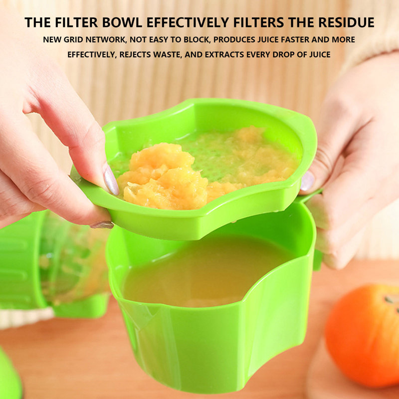 Hand Cranked Full Function Juicer Household Portable Food Processor Manual Juicer