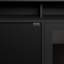 Meuble télé avec foyer et éclairage DEL Duraflame®, noir