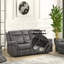 Causeuse en microfibre Zubaida