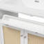 Spacieux meuble-lavabo double avec lavabos SMC, grand rangement et pieds en pin durables pour les salles de bain modernes-581214935