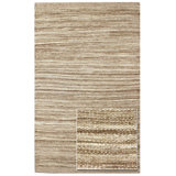 Striae Wool Striped Area Rug in Fawn