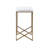 Backless Upholstered Counter Stool