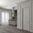 Newton Solid Core White Primed Smooth Texture Single Prehung Interior Door Black Hinges-91485606-93861292-91485614