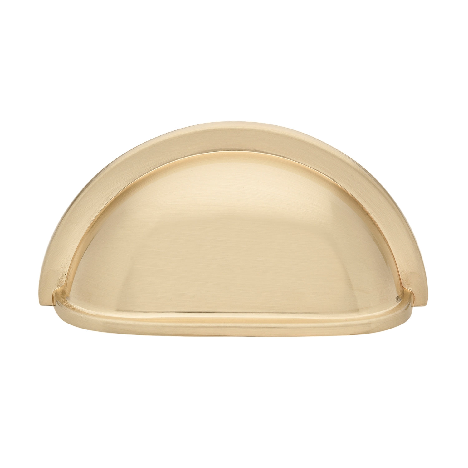 Classic Cup Bin Cabinet Pull, Champagne Gold