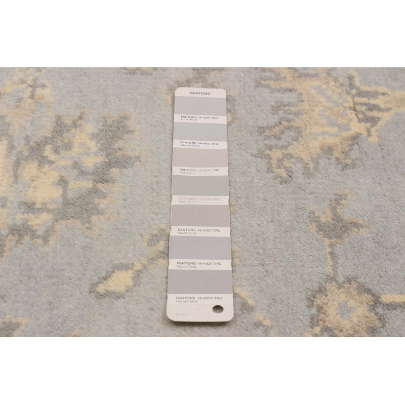 Tapis gris clair Royal Oushak 4 pi 1 po x 5 pi 10 po