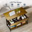Table basse extensible avec plateau relevable Modern