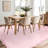 Bordered Design Machine Washable Rug with Rubber Backing for Living Room Modern Non-Slip Dining Room Rug Easy-Cleaning Floor Carpet for Bedroom-137413924-139528984