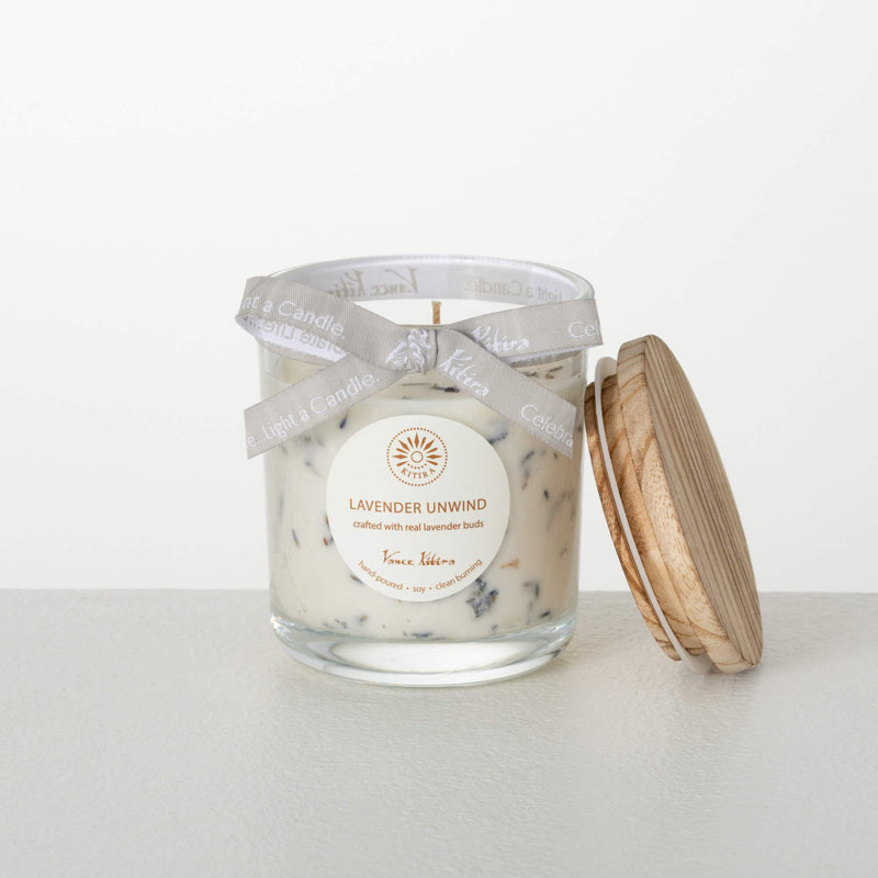 Clover Lane Lavender Scented Jar Candle