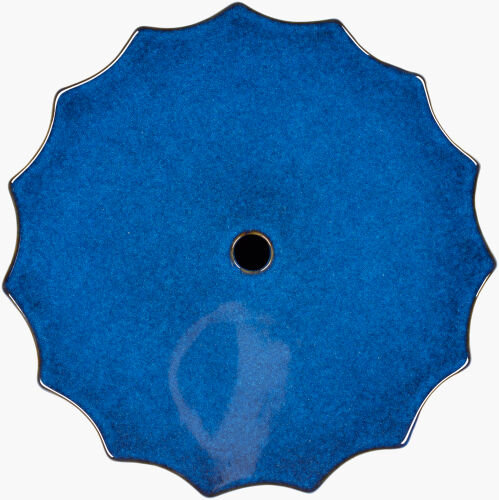 Stonesfield Ceramic Accent Stool, Blue