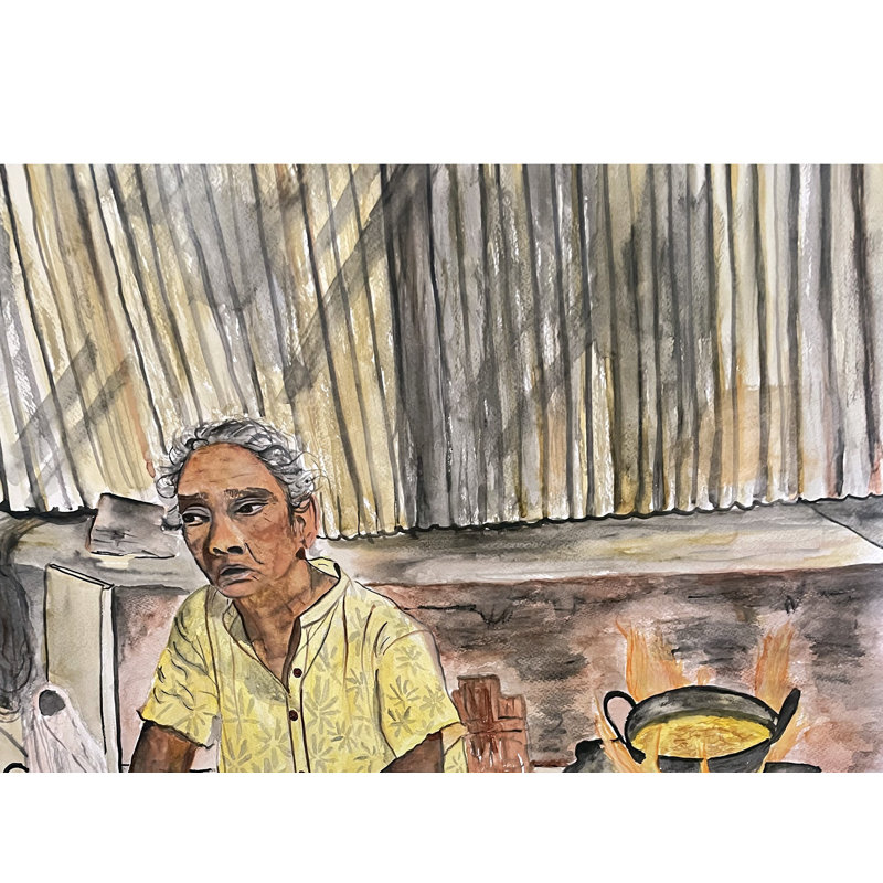Survie | Peinture par Deepali Bhanushali | Aquarelle sur papier