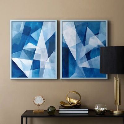 Série ABSTRACT XCI - reproduction encadrée de qualité supérieure - prête à être accrochée - aucun clou requis - aucun clou requis