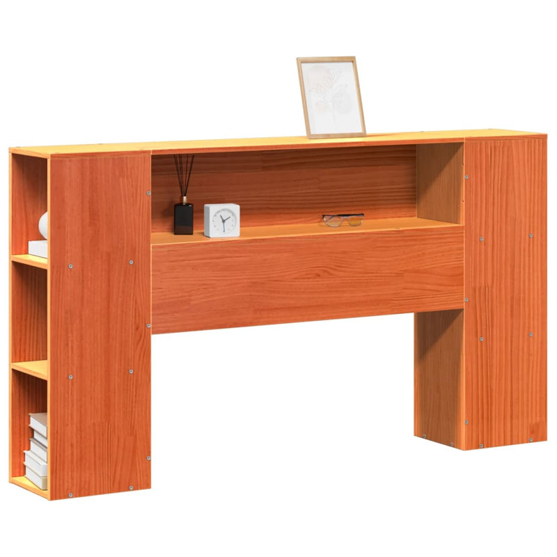 Headboard, 82cm H x 180cm W x 24cm D, Wax Brown