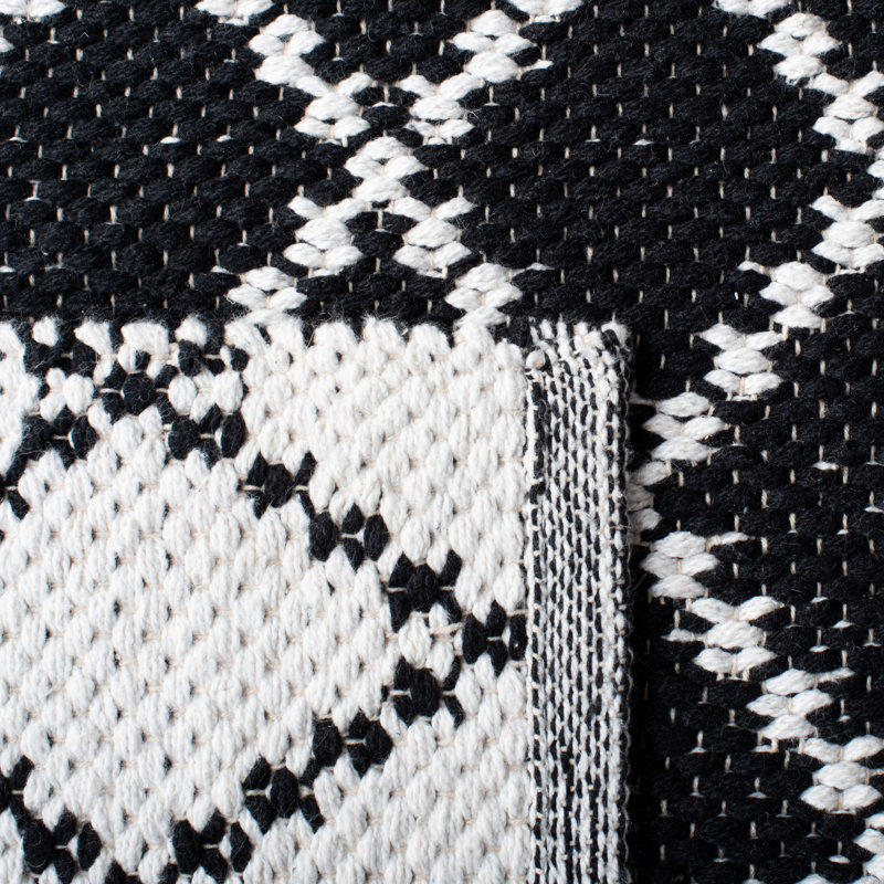 Tapis en coton tissé à plat Breckenridge, Rectangle 4 pi x 6 pi