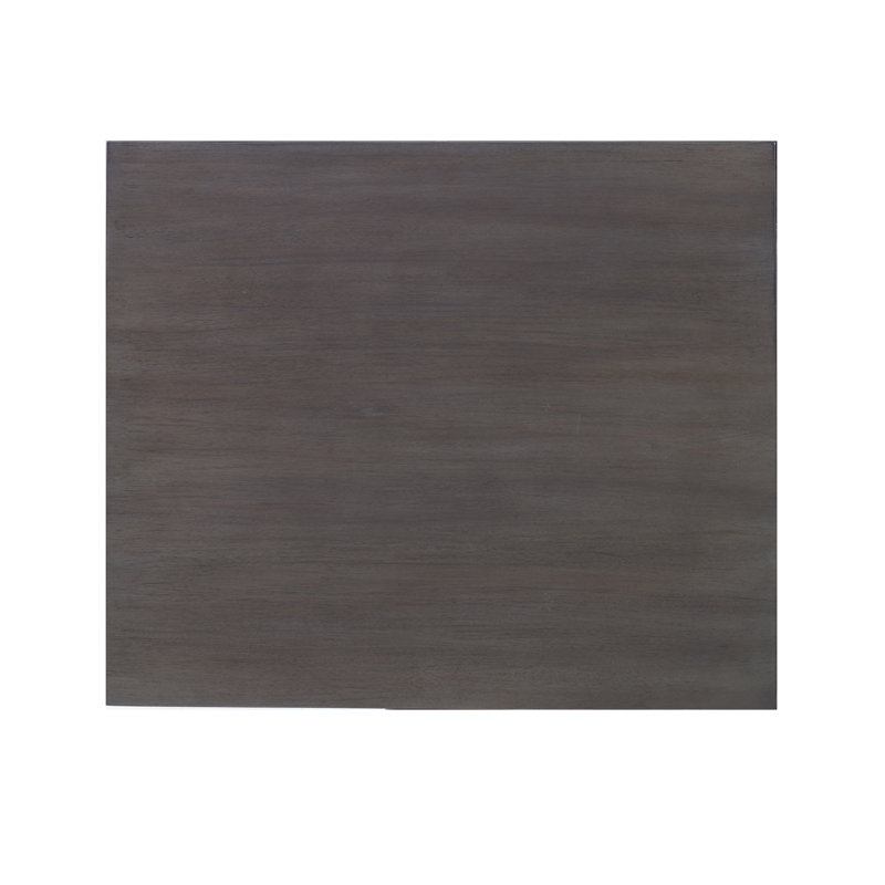 Caribe Solid Wood End Table, Bronze, Mink Gray