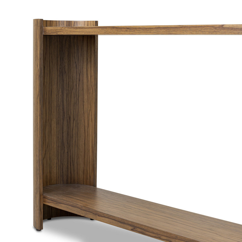 Damari Console Table-Medium Brown Limba