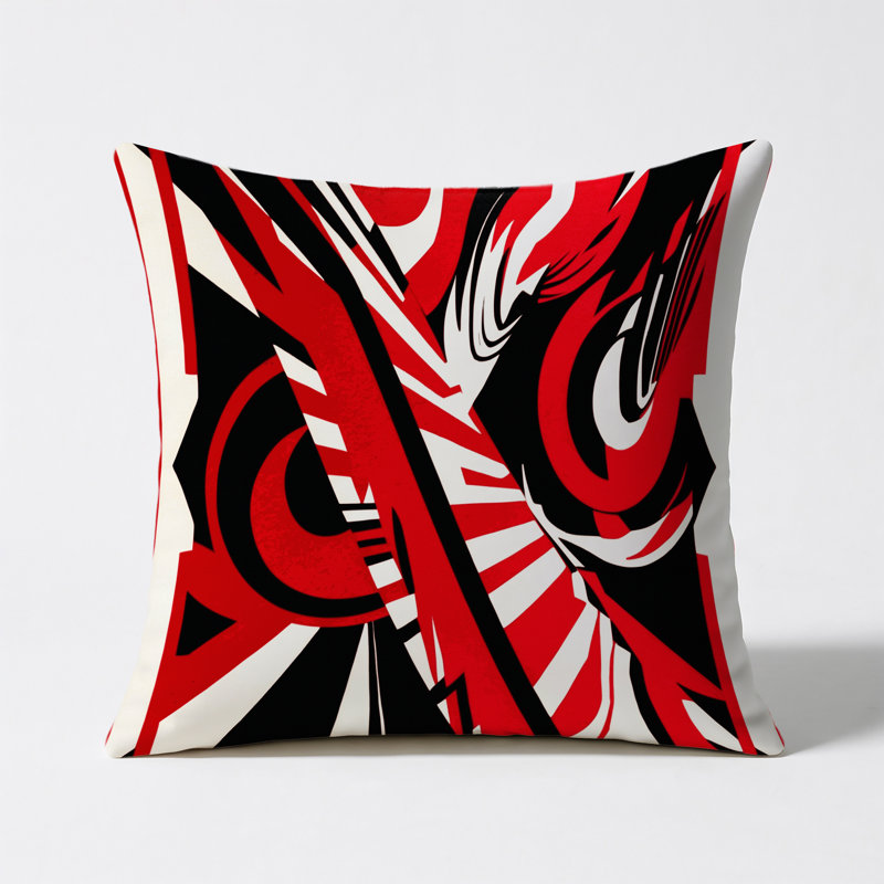 Blaze Indoor And Outdoor Throw Pillow, Square 20"