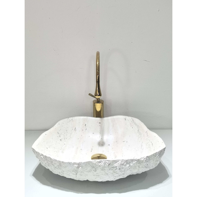SWANTIME 14.76'' Solid Surface Bathroom Sink
