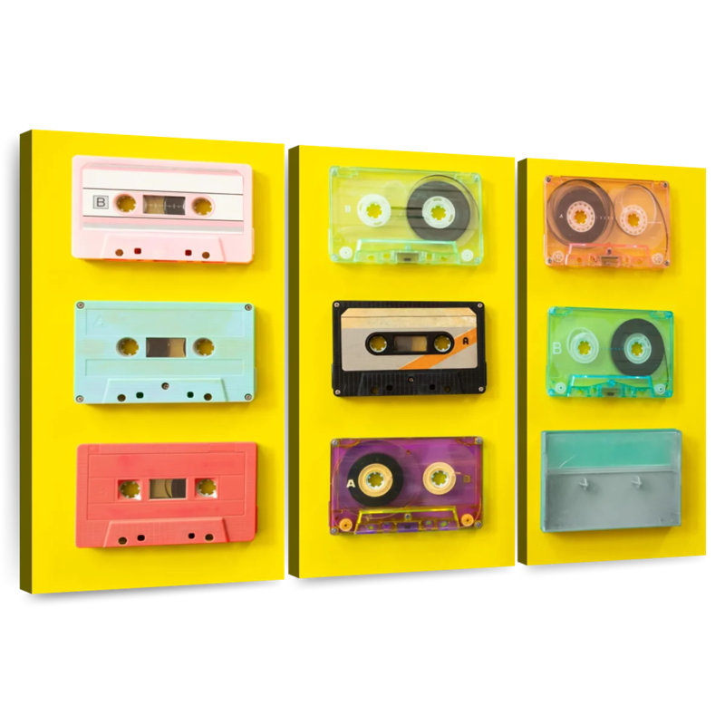 Abarca Cassette Tape Recorders, 42" H x 65" W