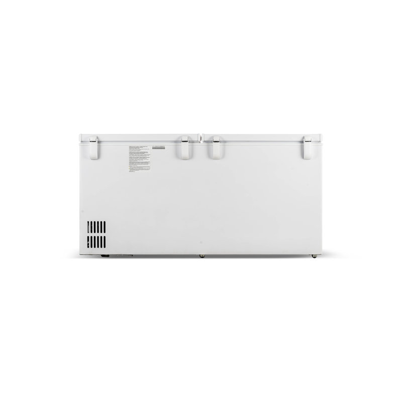 Hamilton Beach 21,0 pieds cubes Pi. Congélateur coffre 2 portes