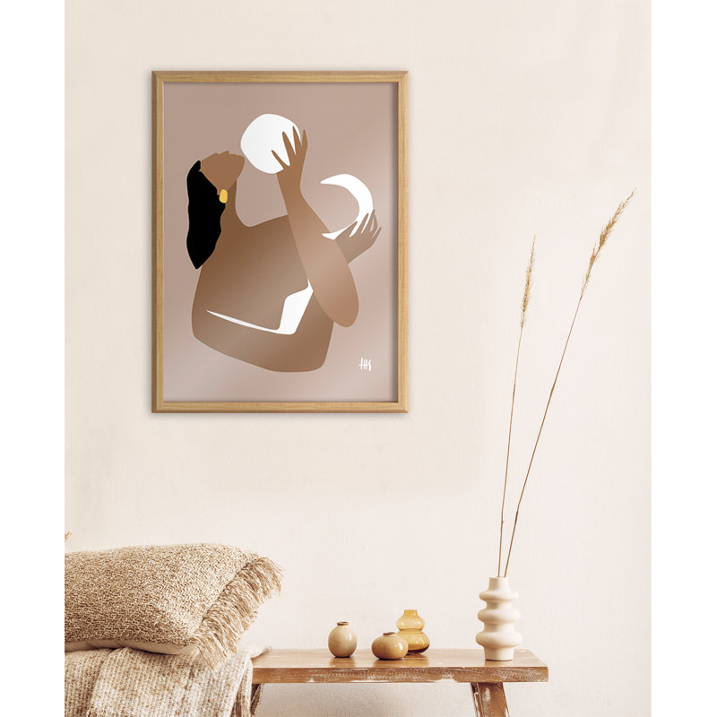 «Night and Day» par Maggie Stephenson, art mural en verre encadré