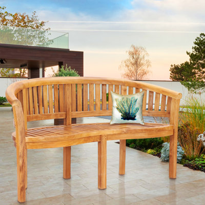 Meyer 64" W A-Grade Teak Garden and Patio Bench