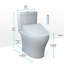 Aquia® Dual-Flush Elongated Two-Piece Toilet with Tornado Flush (Seat Included)
