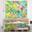 Tapisserie de feuilles et de fleurs tropicales Floral-28483969
