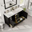 Meuble-lavabo double 48 po London-225845429