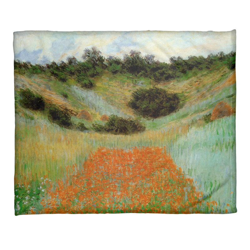 Jeté polaire Poppy Field in a Hollow
