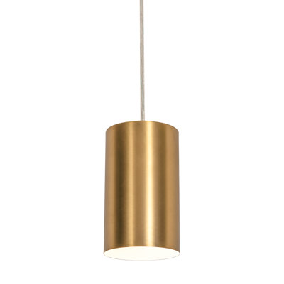 Luminaire suspendu cylindrique à 1 lumière Raihan