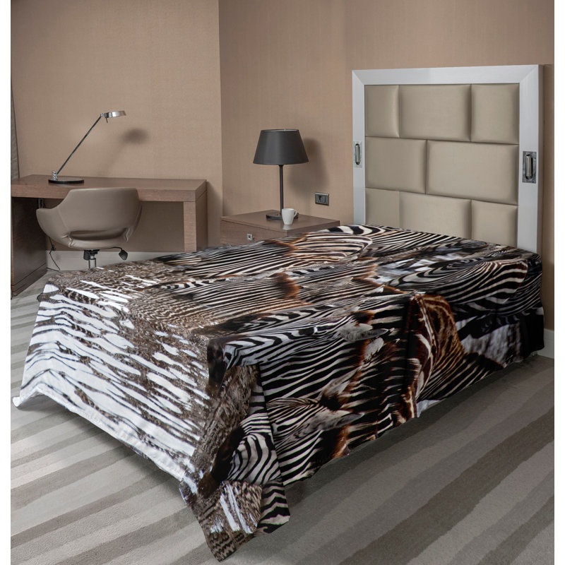 Drap-housse africain Ambesonne, Simple extra long