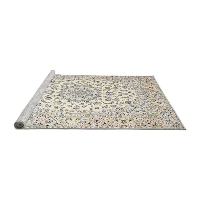 Tapis 100% traditionnel lavable à la machine 4590, Rond 5 pi