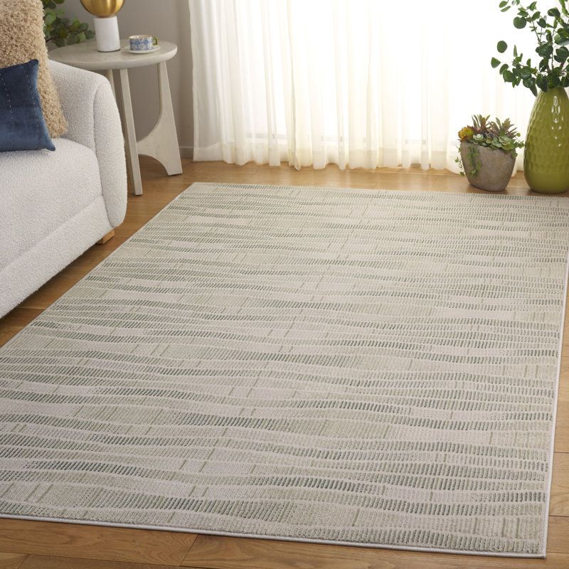 Tristah Performance Abstract Rug, Rectangle 5'3" x 7'6"