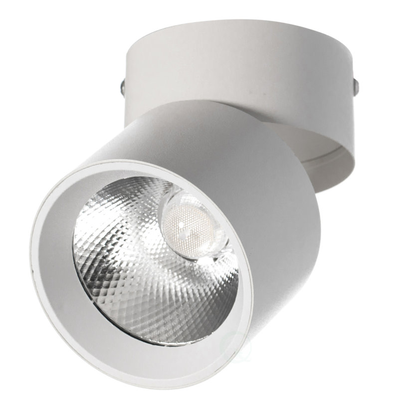 Projecteur directionnel 3,25 po à 1 lumière Bronc, Blanc