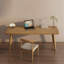 Bureaux rectangulaires en bois massif Burlywood-983022397