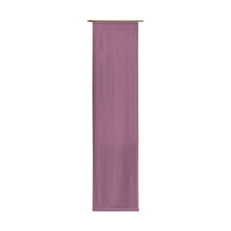 Room Darkening Sliding Panel Panel, 145cm H x 60cm W, Purple