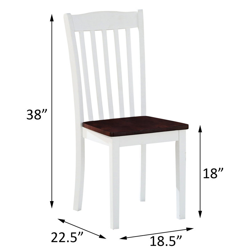 2 chaises d'appoint blanches et noyer rembourrées de mousse et rembourrées de mousse