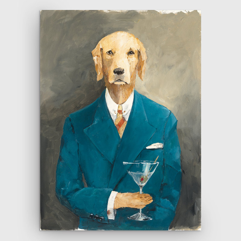 «John Steinbark», reproduction d'art sur toile tendue, H 48 po x l 36 po x P 1,5 po