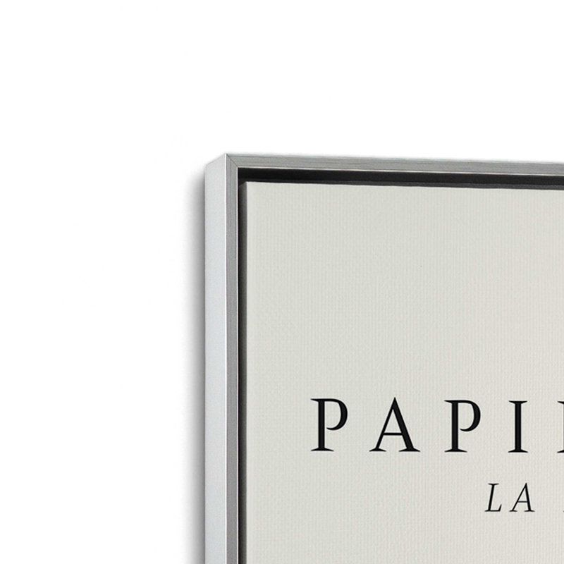 La Perruche de Matisse, H 12,75 po x l 8,75 po x P 1,75 po, Cadre flottant en chrome poli