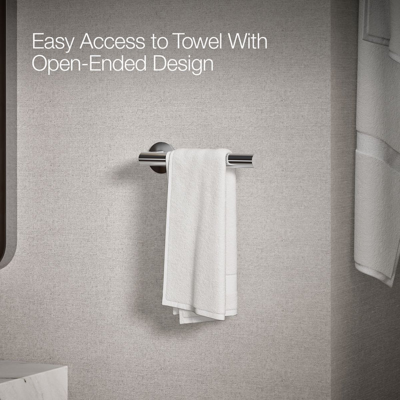 Components™ Towel Arm, Polished Chrome