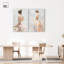 "Dreamscape Glam Art", ensemble de 2 impressions sur toile par -1847979215-1847979210-1847979212