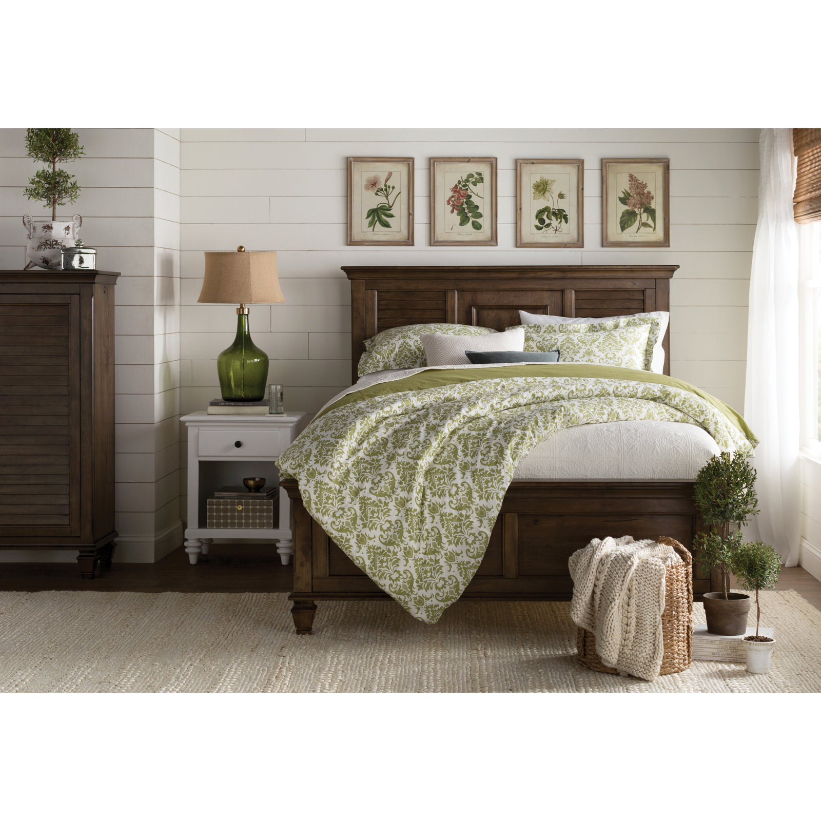 Acworth Cotton Duvet Cover Set, Full / Queen Duvet Cover + 2 Standard Shams