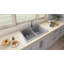 Évier de cuisine encastré à double cuve en composite de granite 33 x 22 po Ruvati-48744341