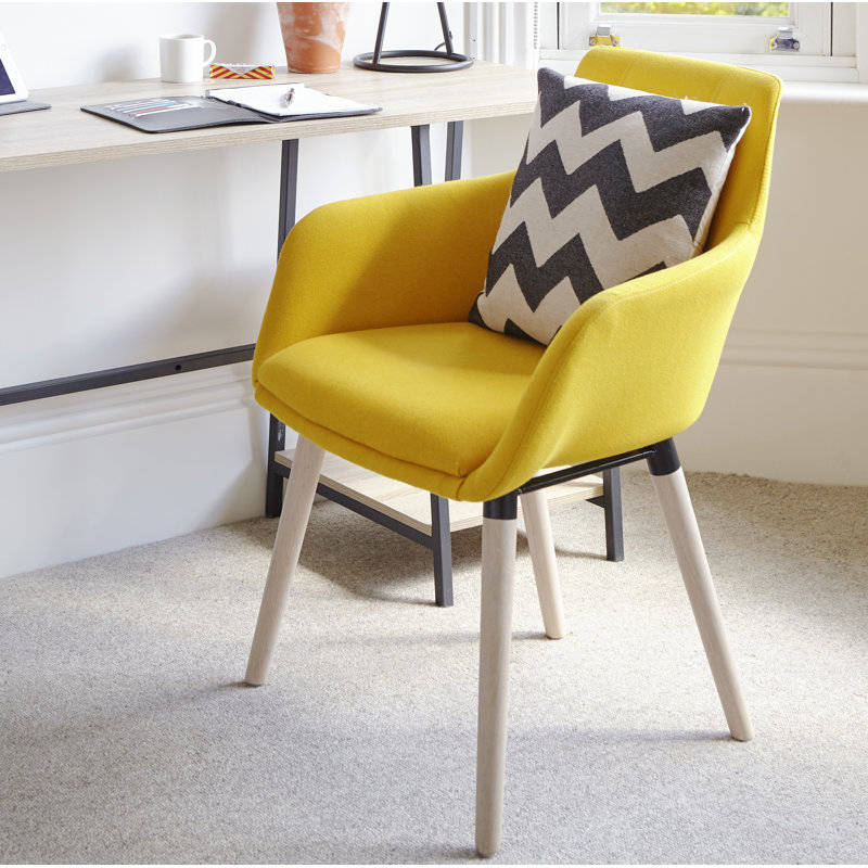 Camas Upholstered Armchair, Yellow