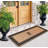 Monogrammed Triple Classic Border Natural Coir Door Mat with PVC Backing – Heavy-Duty, Anti-Shed & Easy to Clean-91901869-92575796