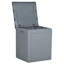 17 Stories Garden Storage Box 90L Grey PP Wood Look