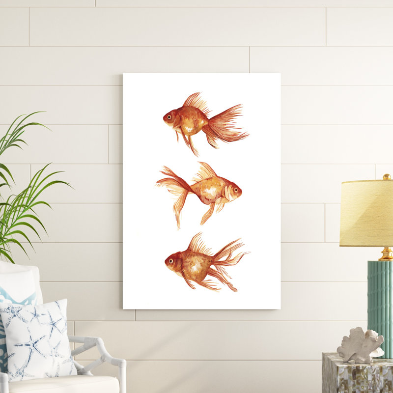 Poisson rouge ornemental III, H 48 po x l 32 po x P 1,25 po