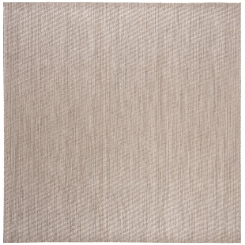 Ephraim Performance Solid Color Indoor/Outdoor Area Rug, Square 8'